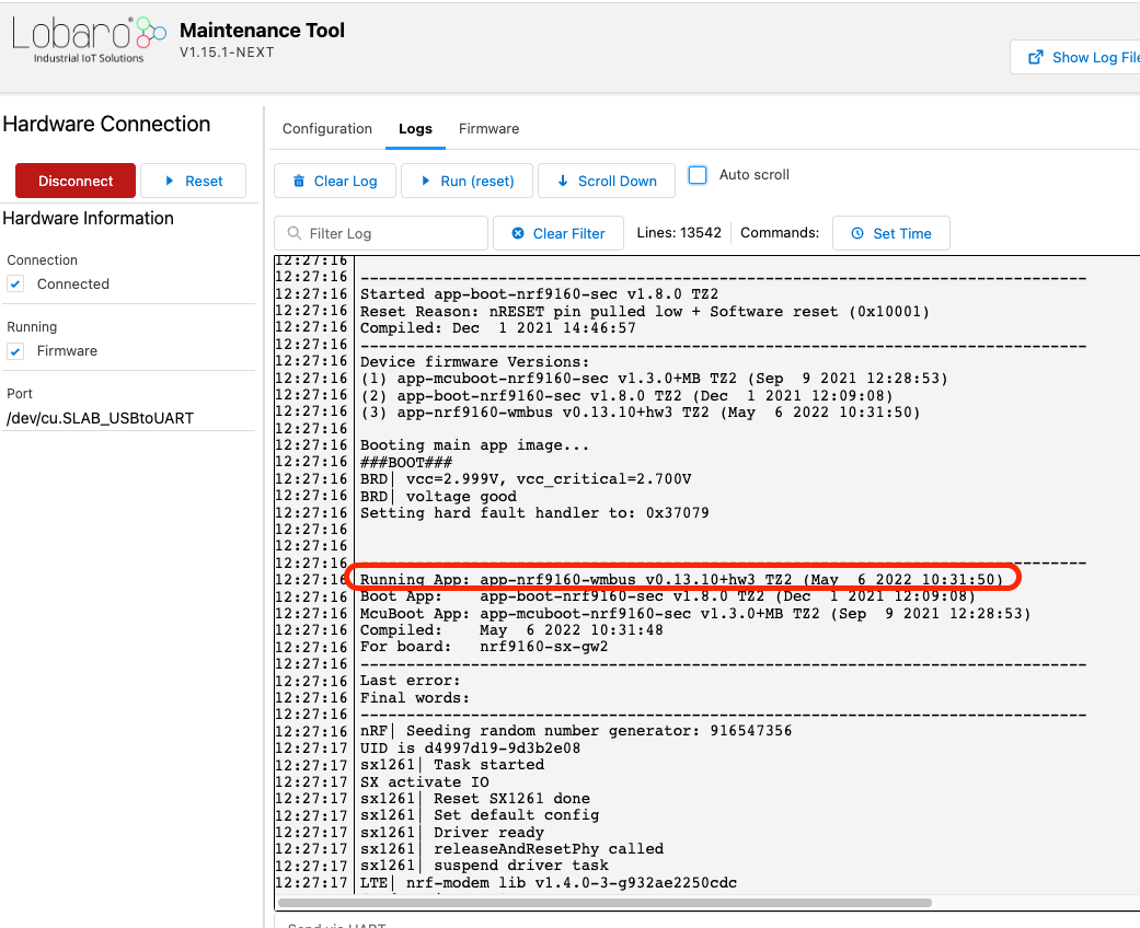 Lobaro Configuration Tool - Automatic Connection